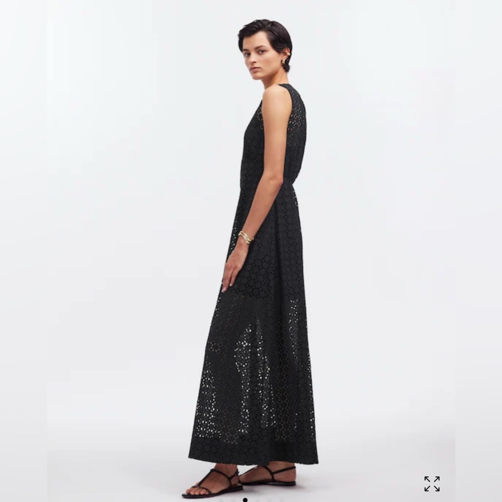 Madewell Eyelet V-Neck Maxi Dress - Picture 2 of 7